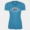 Pro Team Heather Proformance V-Neck Ladies' Tee Thumbnail